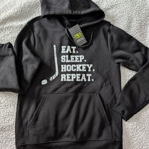 Athletic Works Black Hockey Men's Hoodie